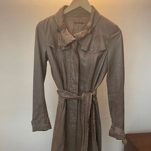 Elie Tahari lambskin coat